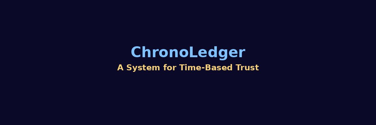 ChronoLedger Banner